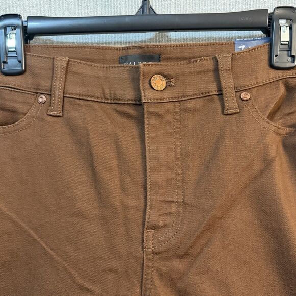 Talbots Women’s Slim Ankle Jeans – Size 10 – Brown – NWT - Picture 4 of 11